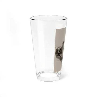 The Call, Harper's Bazar magazine interior illustration, circa 1930 (Magazine Illustration) Pint Glass 16oz - Go Mug Yourself