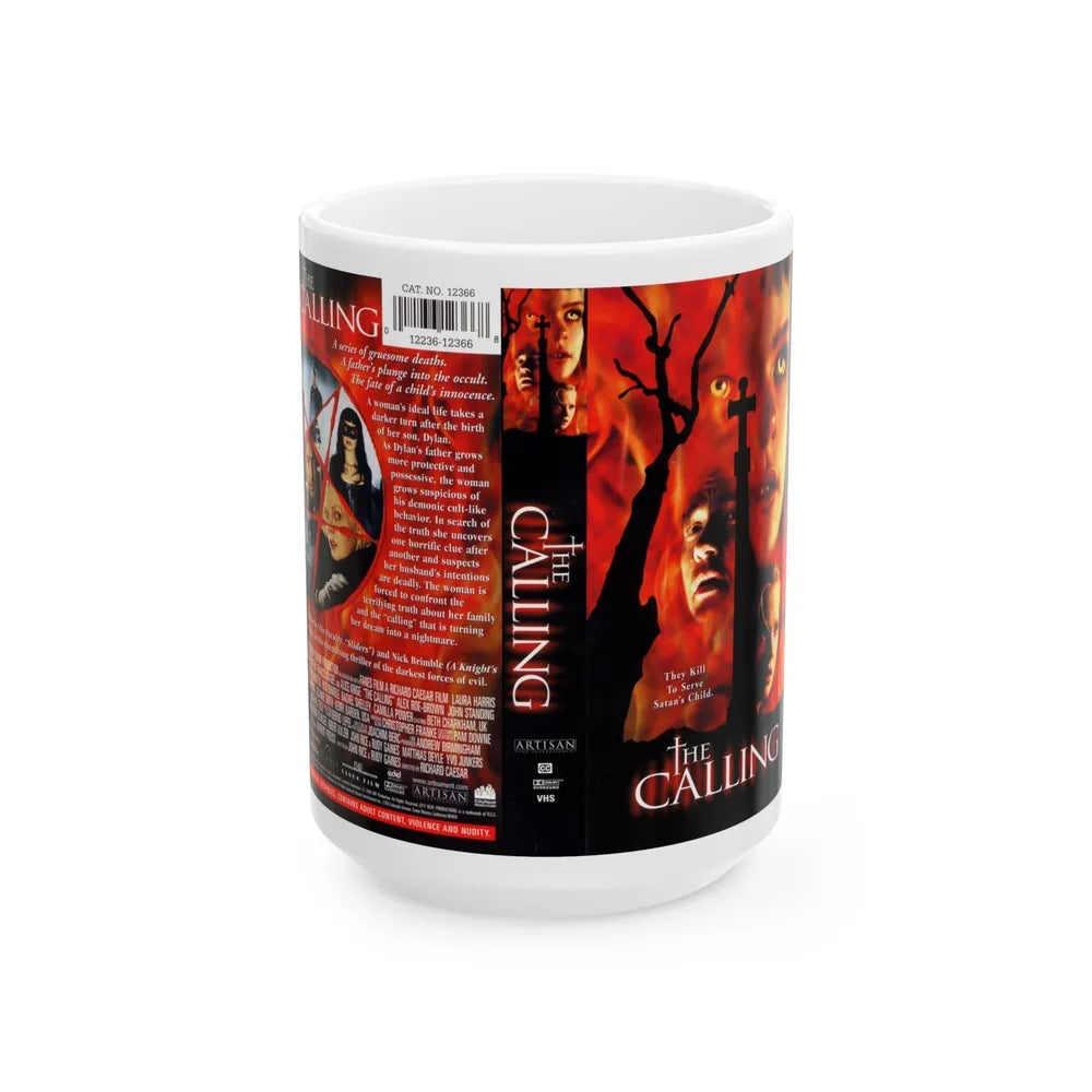 THE CALLING (VHS COVER) - White Coffee Mug-15oz-Go Mug Yourself