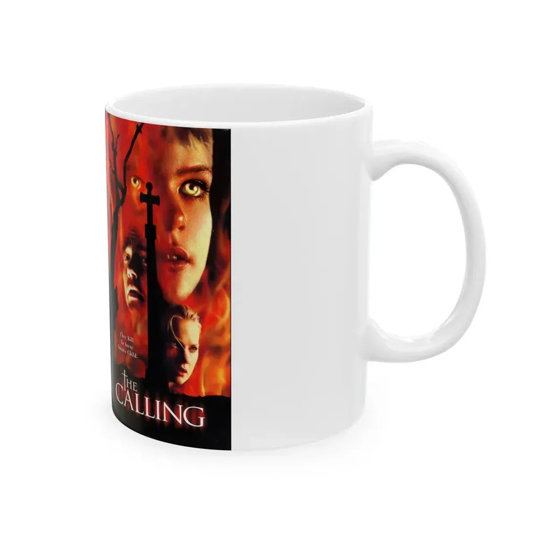 THE CALLING (VHS COVER) - White Coffee Mug - Go Mug Yourself
