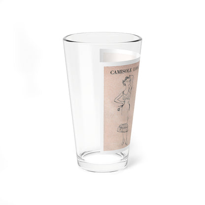 The Camisole Look (Magazine Illustration) Pint Glass 16oz-Go Mug Yourself