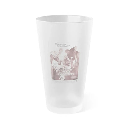 THE CANDY SNATCHERS 1973 Movie Poster - Frosted Pint Glass 16oz Default Title - Go Mug Yourself