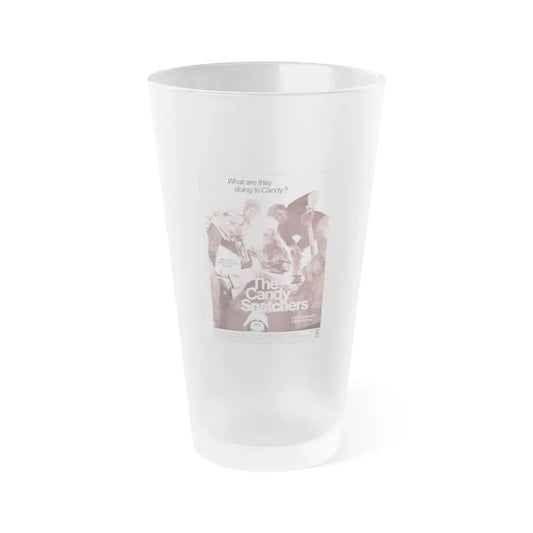THE CANDY SNATCHERS 1973 Movie Poster - Frosted Pint Glass 16oz Default Title - Go Mug Yourself