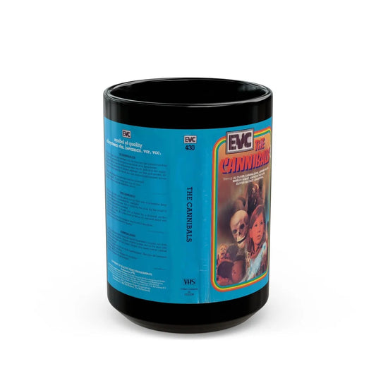 THE CANNIBALS EVC (VHS COVER) - Black Coffee Mug-15oz-Go Mug Yourself