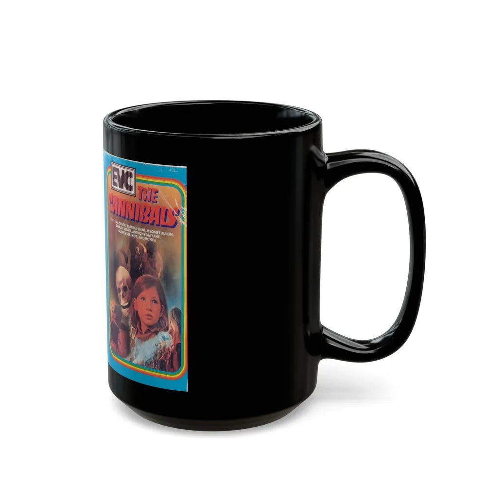 THE CANNIBALS (VHS COVER) - Black Coffee Mug-Go Mug Yourself