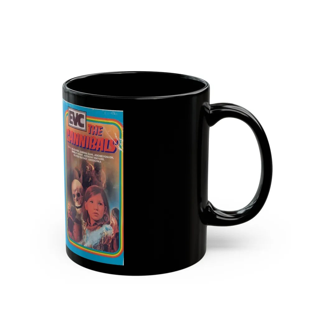 THE CANNIBALS (VHS COVER) - Black Coffee Mug-Go Mug Yourself