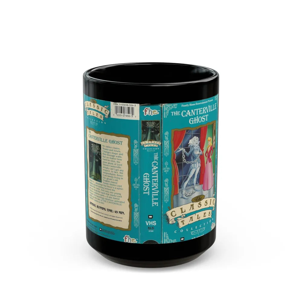 THE CANTERVILLE GHOST FHE THE CLASSIC TALES COLLECTION (VHS COVER) - Black Coffee Mug-15oz-Go Mug Yourself