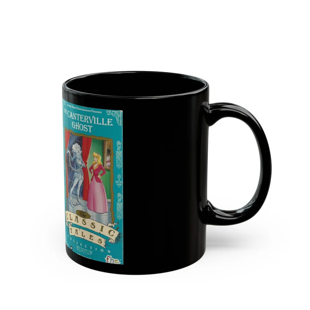 THE CANTERVILLE GHOST FHE THE CLASSIC TALES COLLECTION (VHS COVER) - Black Coffee Mug-Go Mug Yourself