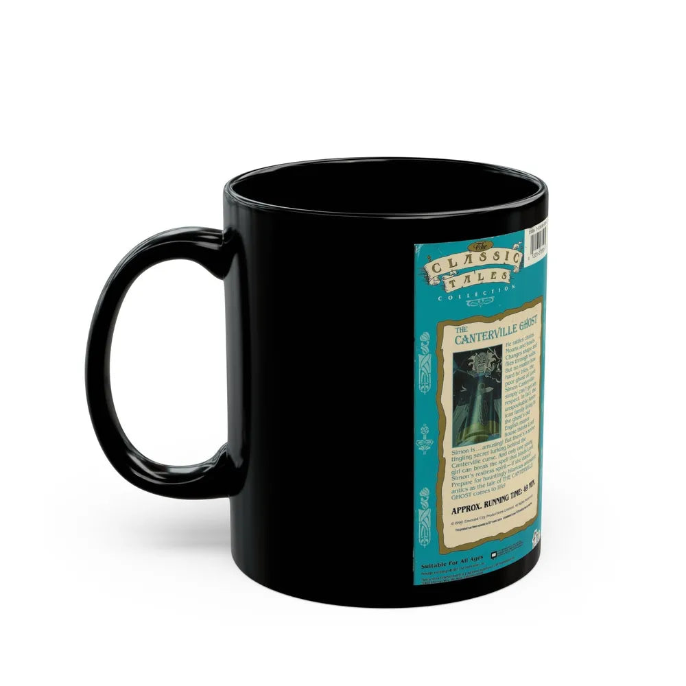 THE CANTERVILLE GHOST FHE THE CLASSIC TALES COLLECTION (VHS COVER) - Black Coffee Mug-Go Mug Yourself