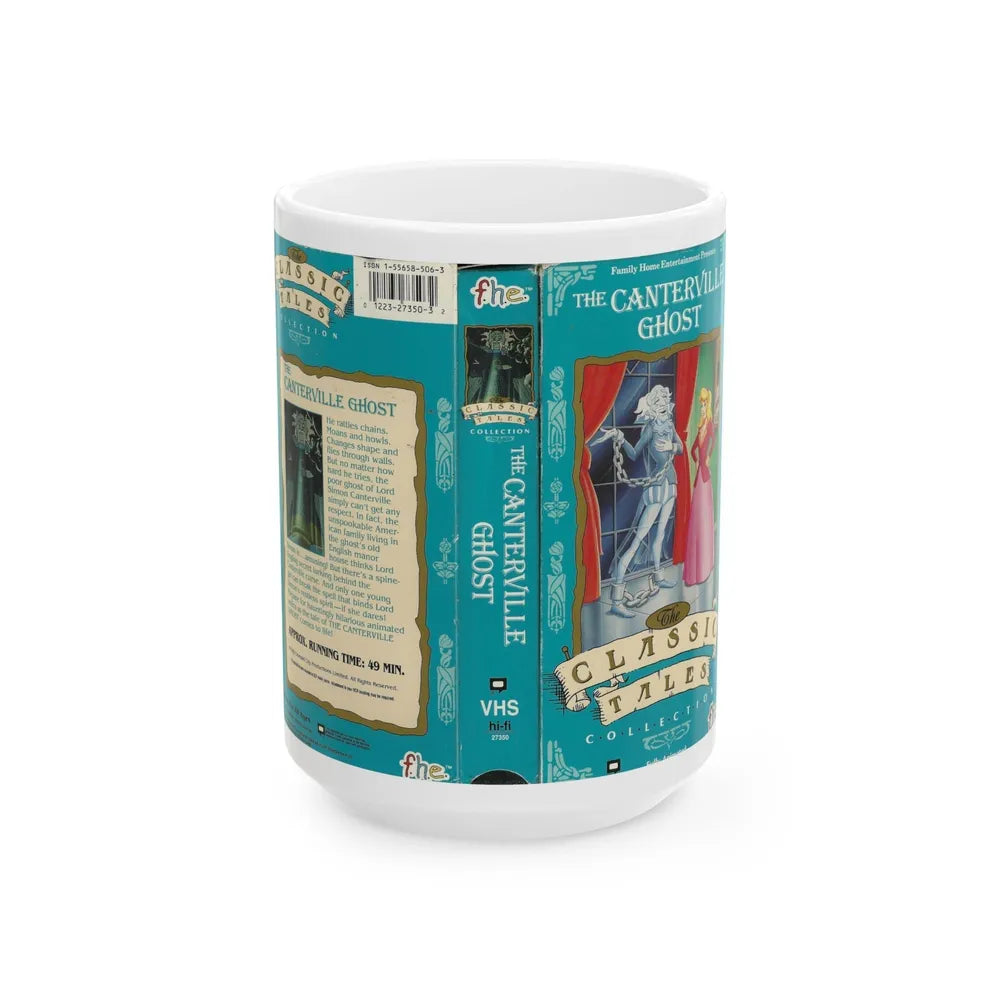 THE CANTERVILLE GHOST FHE THE CLASSIC TALES COLLECTION (VHS COVER) - White Coffee Mug-15oz-Go Mug Yourself