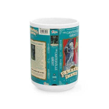 THE CANTERVILLE GHOST FHE THE CLASSIC TALES COLLECTION (VHS COVER) - White Coffee Mug 15oz - Go Mug Yourself