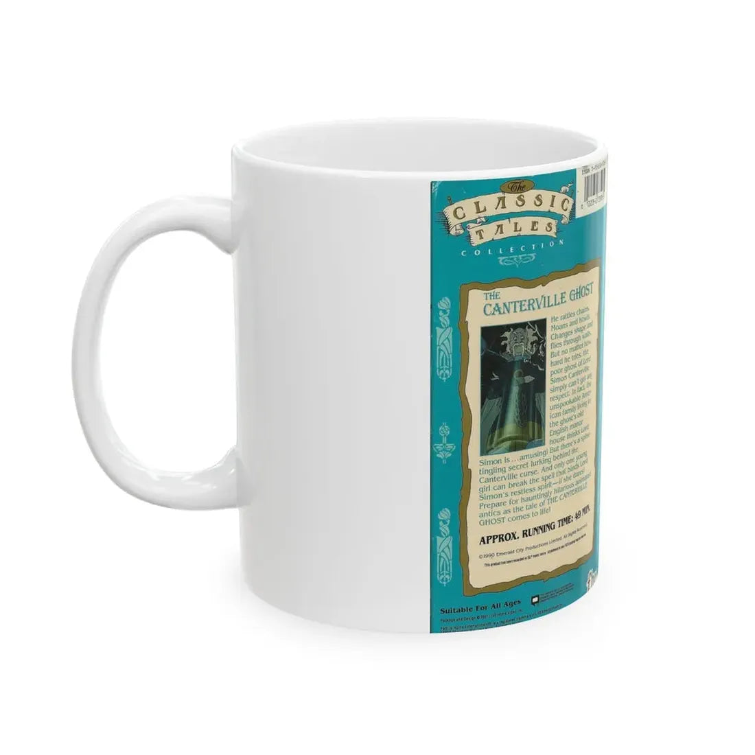 THE CANTERVILLE GHOST FHE THE CLASSIC TALES COLLECTION (VHS COVER) - White Coffee Mug - Go Mug Yourself