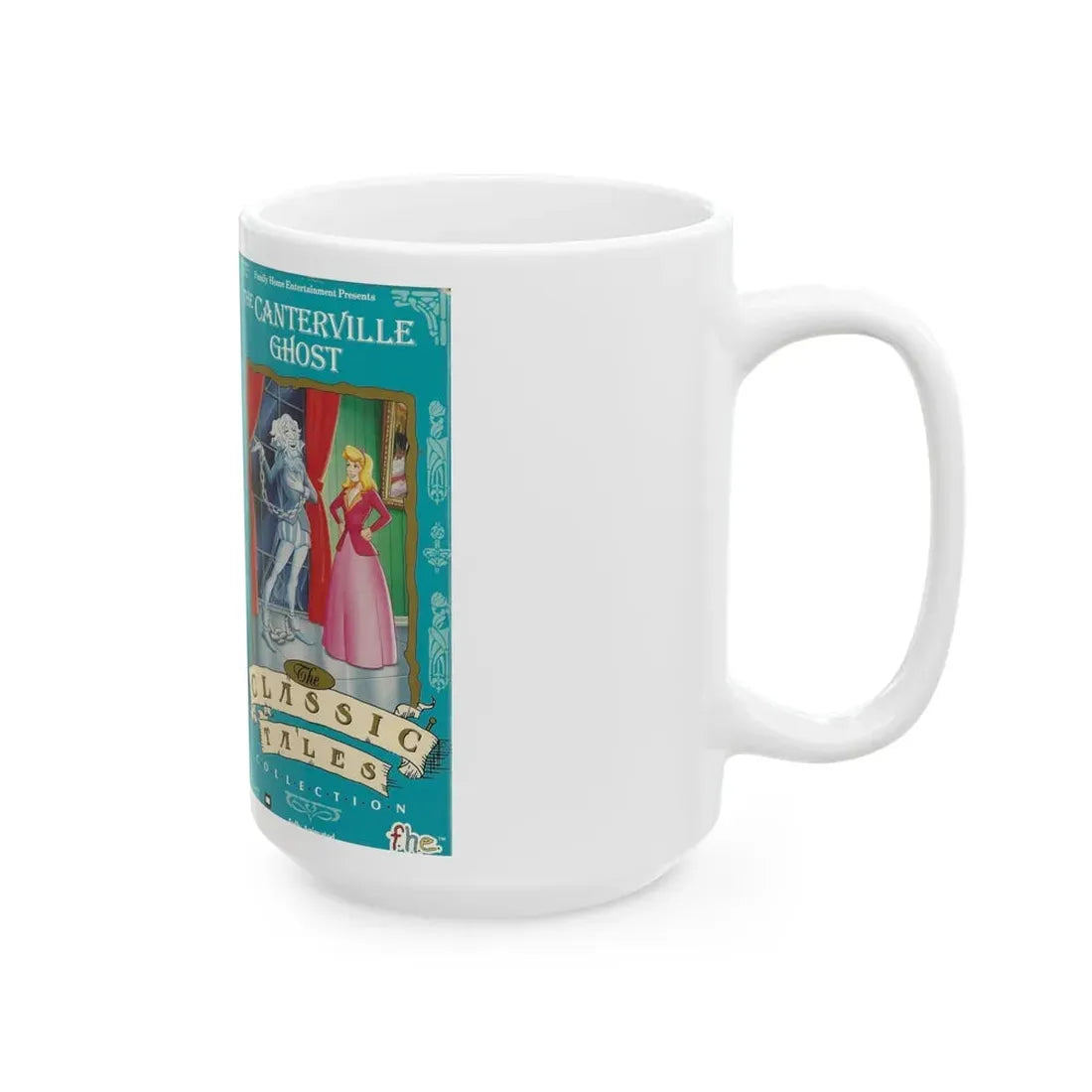 THE CANTERVILLE GHOST FHE THE CLASSIC TALES COLLECTION (VHS COVER) - White Coffee Mug - Go Mug Yourself