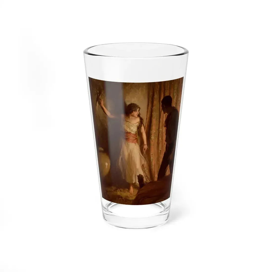 The Canyon of The Fools, The Saturday Evening Post interior illustration, November 26, 1921 (Magazine Illustration) Pint Glass 16oz 16oz - Go Mug Yourself
