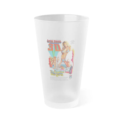 THE CAPITAL HILL GIRLS 1977 Movie Poster - Frosted Pint Glass 16oz-Go Mug Yourself