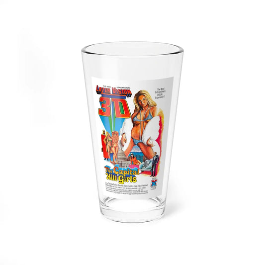 THE CAPITAL HILL GIRLS 1977 Movie Poster - Pint Glass 16oz-16oz-Go Mug Yourself