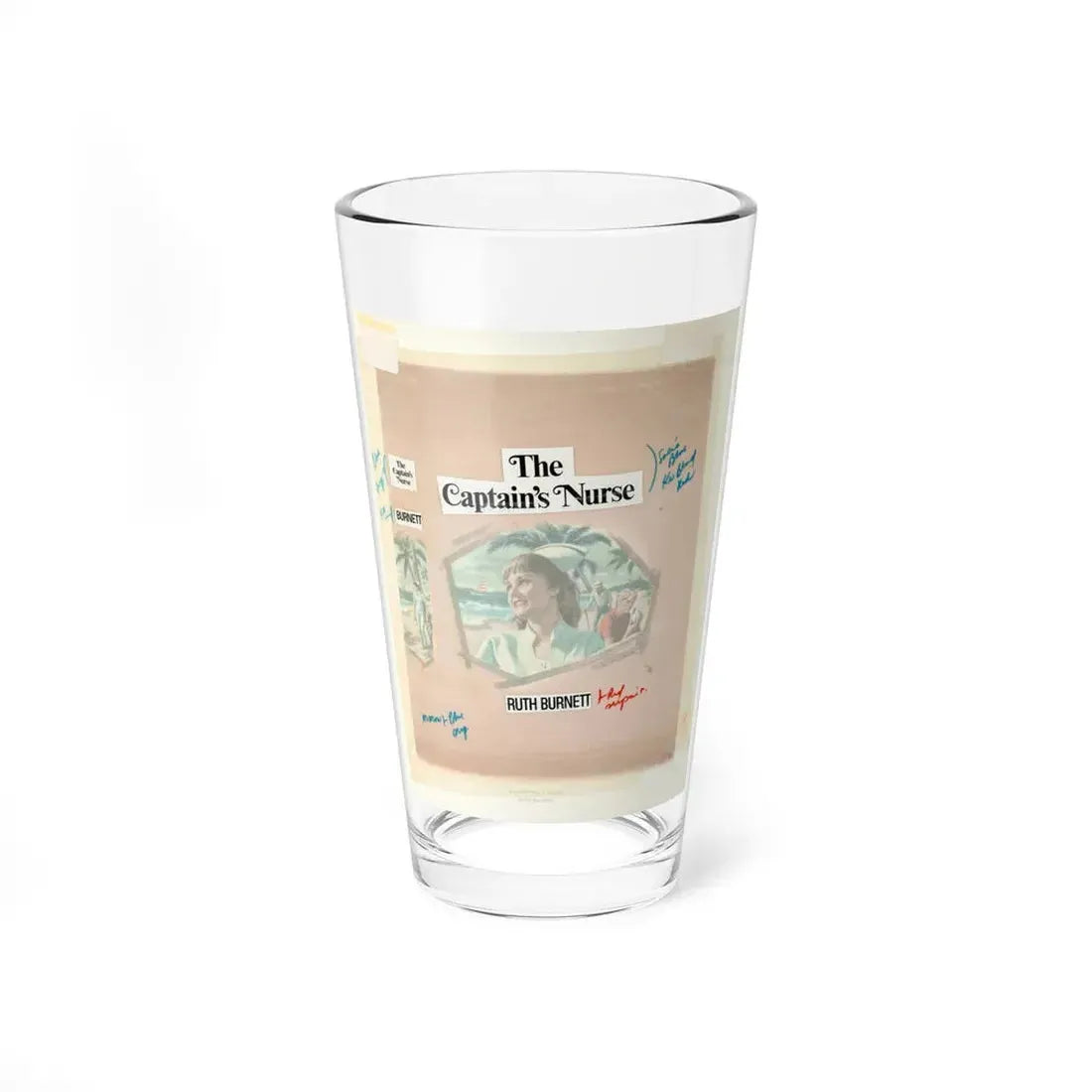 The Captain's Nurse by Ruth Burnett (Avalon Books, 1980) - Pint Glass 16oz 16oz - Go Mug Yourself