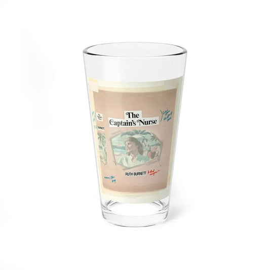 The Captain's Nurse by Ruth Burnett (Avalon Books, 1980) - Pint Glass 16oz 16oz - Go Mug Yourself