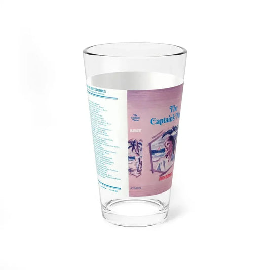 The Captain's Nurse by Ruth Burnett, Dustjacket (Avalon Books, 1980) - Pint Glass 16oz 16oz - Go Mug Yourself