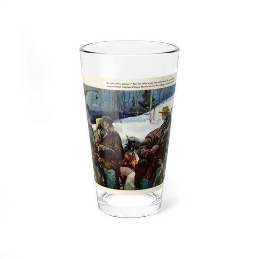 The Captain Whips Jim, 1941 (Magazine Illustration) Pint Glass 16oz 16oz - Go Mug Yourself