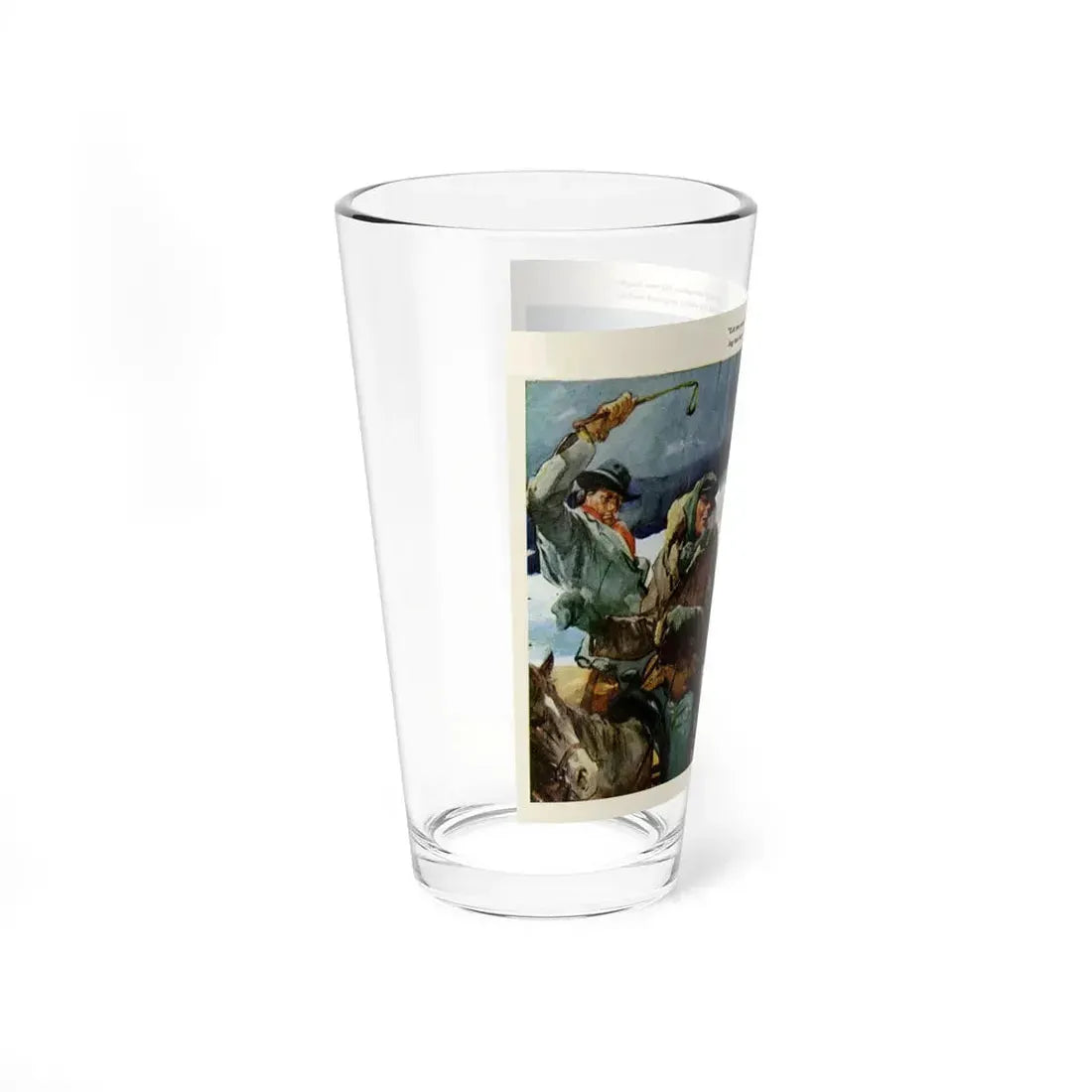 The Captain Whips Jim, 1941 (Magazine Illustration) Pint Glass 16oz - Go Mug Yourself
