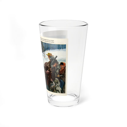 The Captain Whips Jim, 1941 (Magazine Illustration) Pint Glass 16oz-Go Mug Yourself