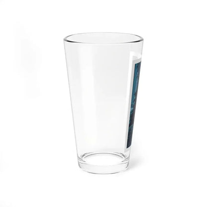 The Cardiff Giant Affair by Clarence Budington Kielland (1), The Saturday Evening Post, 1959 (Magazine Illustration) Pint Glass 16oz - Go Mug Yourself