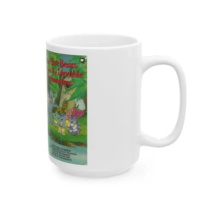THE CARE BEARS MEET THE LOVABLE MONSTERS (VHS COVER) - White Coffee Mug - Go Mug Yourself