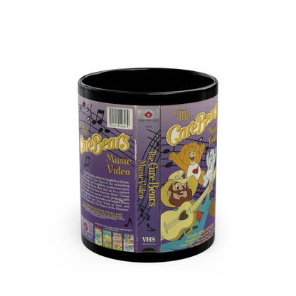 THE CARE BEARS MUSIC VIDEO (VHS COVER) - Black Coffee Mug-11oz-Go Mug Yourself