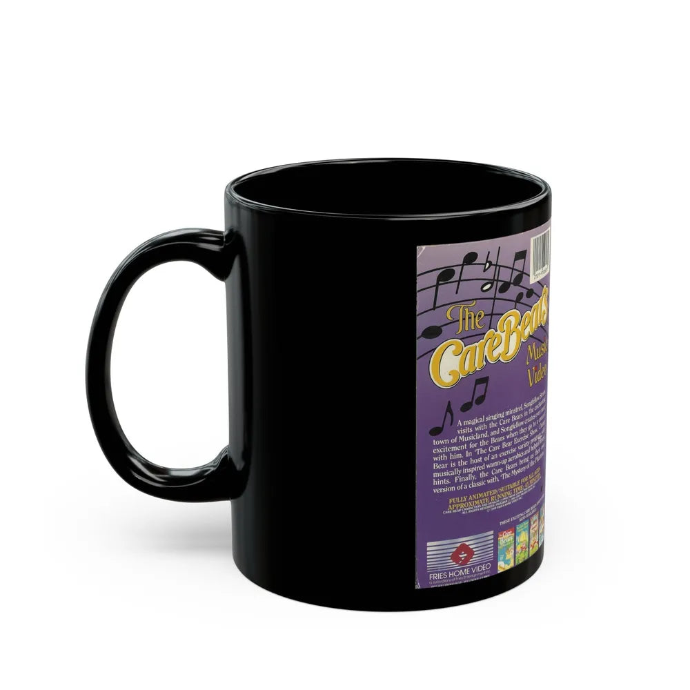 THE CARE BEARS MUSIC VIDEO (VHS COVER) - Black Coffee Mug-Go Mug Yourself