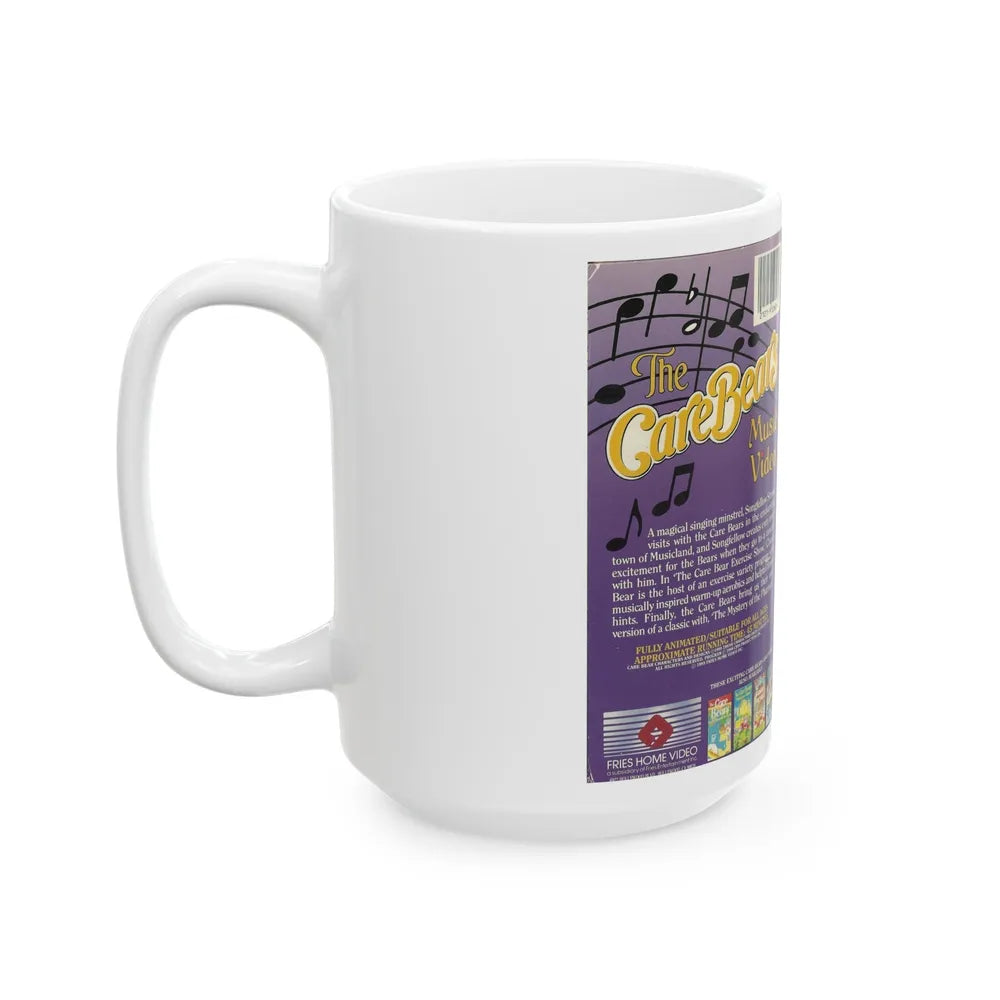 THE CARE BEARS MUSIC VIDEO (VHS COVER) - White Coffee Mug-Go Mug Yourself