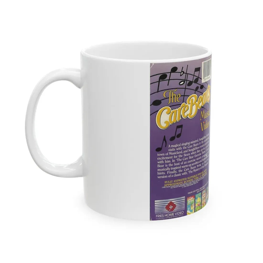THE CARE BEARS MUSIC VIDEO (VHS COVER) - White Coffee Mug - Go Mug Yourself