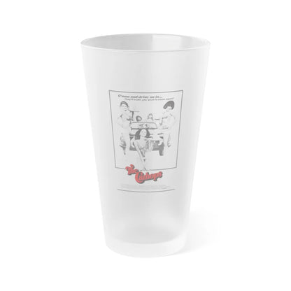 THE CARHOPS 1975 Movie Poster - Frosted Pint Glass 16oz-Go Mug Yourself