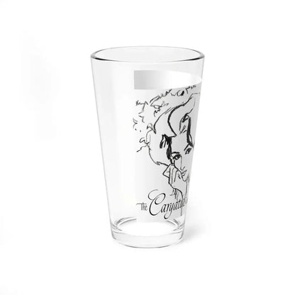 The Caryatids, Ladies' Home Journal, November 1957 (Magazine Illustration) Pint Glass 16oz - Go Mug Yourself