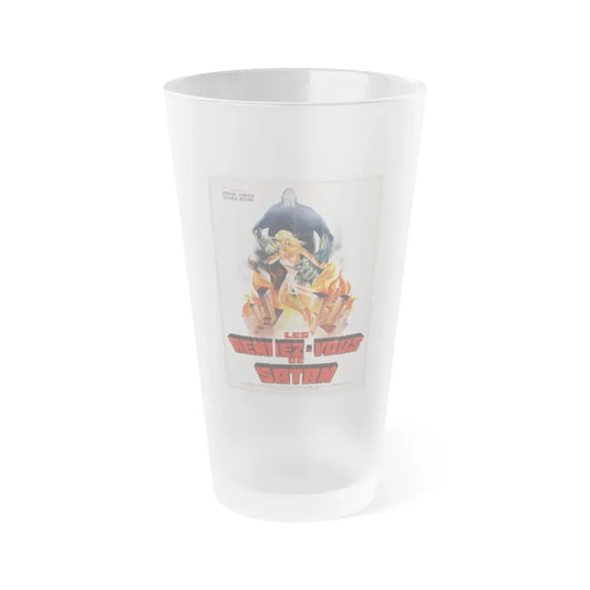 THE CASE OF THE BLOODY IRIS (FRENCH) 1972 Movie Poster - Frosted Pint Glass 16oz Default Title - Go Mug Yourself