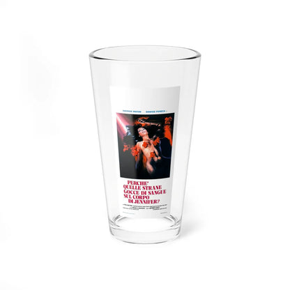 THE CASE OF THE BLOODY IRIS (ITALIAN) 1972 Movie Poster - Pint Glass 16oz-16oz-Go Mug Yourself