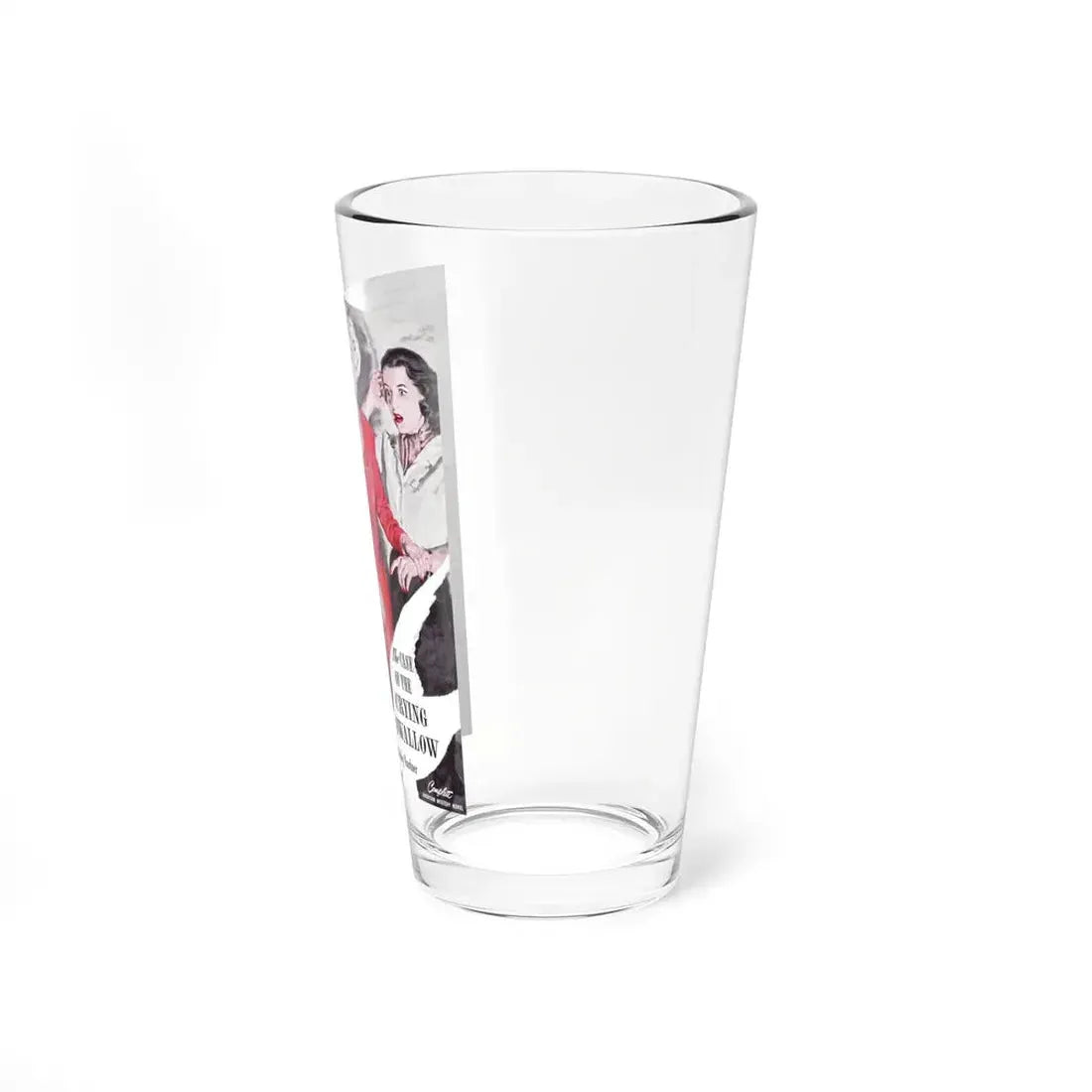 The Case of the Crying Swallow, The American Magazine, August 1947 (Magazine Illustration) Pint Glass 16oz - Go Mug Yourself