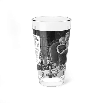 The Case of the Deadly Doll, Adventure magazine, April 1959 (Magazine Illustration) Pint Glass 16oz 16oz - Go Mug Yourself