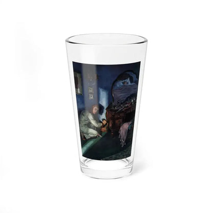 The Case of the Frustrated Killer, True magazine, May 1955 (Magazine Illustration) Pint Glass 16oz 16oz - Go Mug Yourself