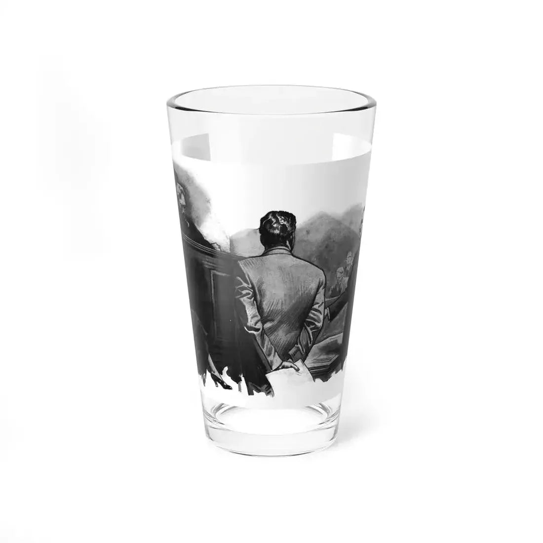 The Case of the Howling Dog (2), Liberty magazine, March 10, 1934 (Magazine Illustration) Pint Glass 16oz 16oz - Go Mug Yourself