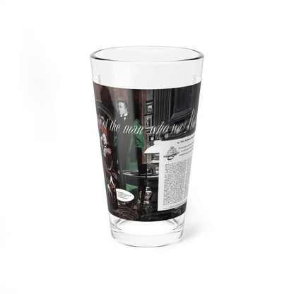 The Case of the Man Who Was Wanted (1), Cosmopolitan, August 1948 (Magazine Illustration) Pint Glass 16oz 16oz - Go Mug Yourself