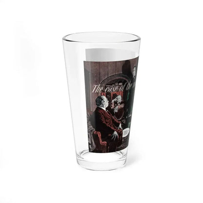 The Case of the Man Who Was Wanted (1), Cosmopolitan, August 1948 (Magazine Illustration) Pint Glass 16oz - Go Mug Yourself
