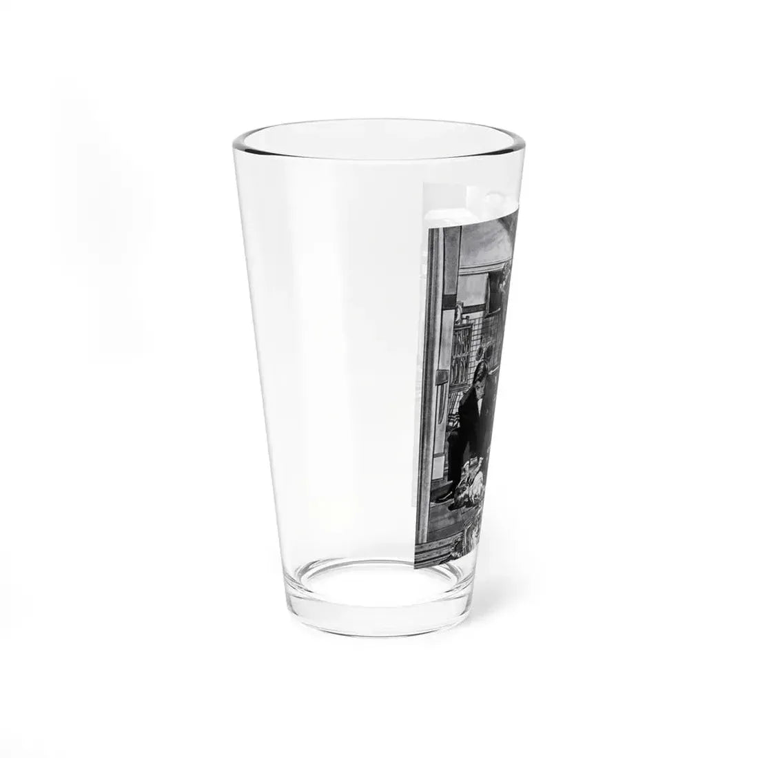 The Case of the Missing Heirloom, This Week Magazine, April 22, 1956 (Magazine Illustration) Pint Glass 16oz - Go Mug Yourself