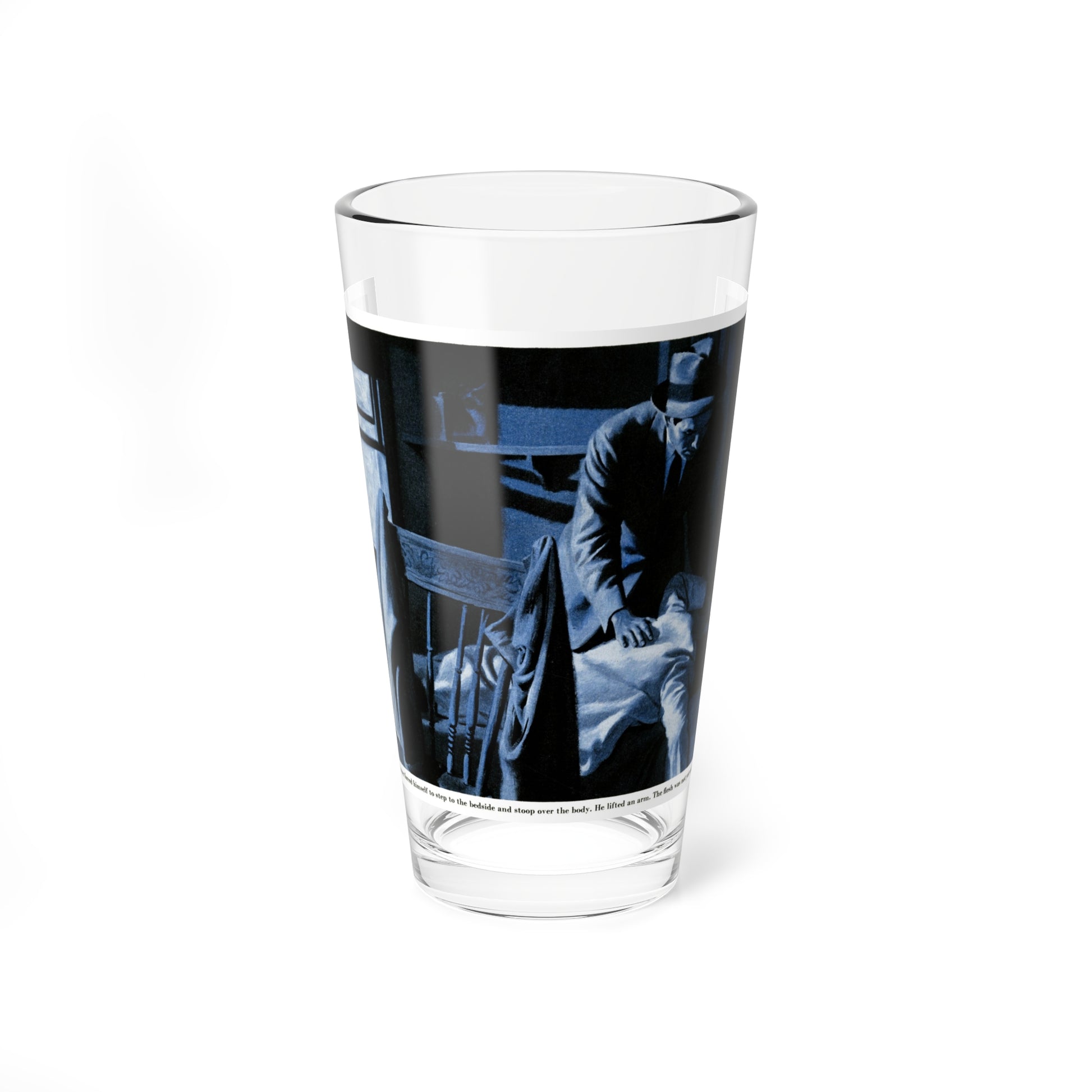 The Case of the Murdered G-Man, 1954 (Magazine Illustration) Pint Glass 16oz-16oz-Go Mug Yourself