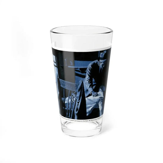 The Case of the Murdered G-Man, 1954 (Magazine Illustration) Pint Glass 16oz 16oz - Go Mug Yourself
