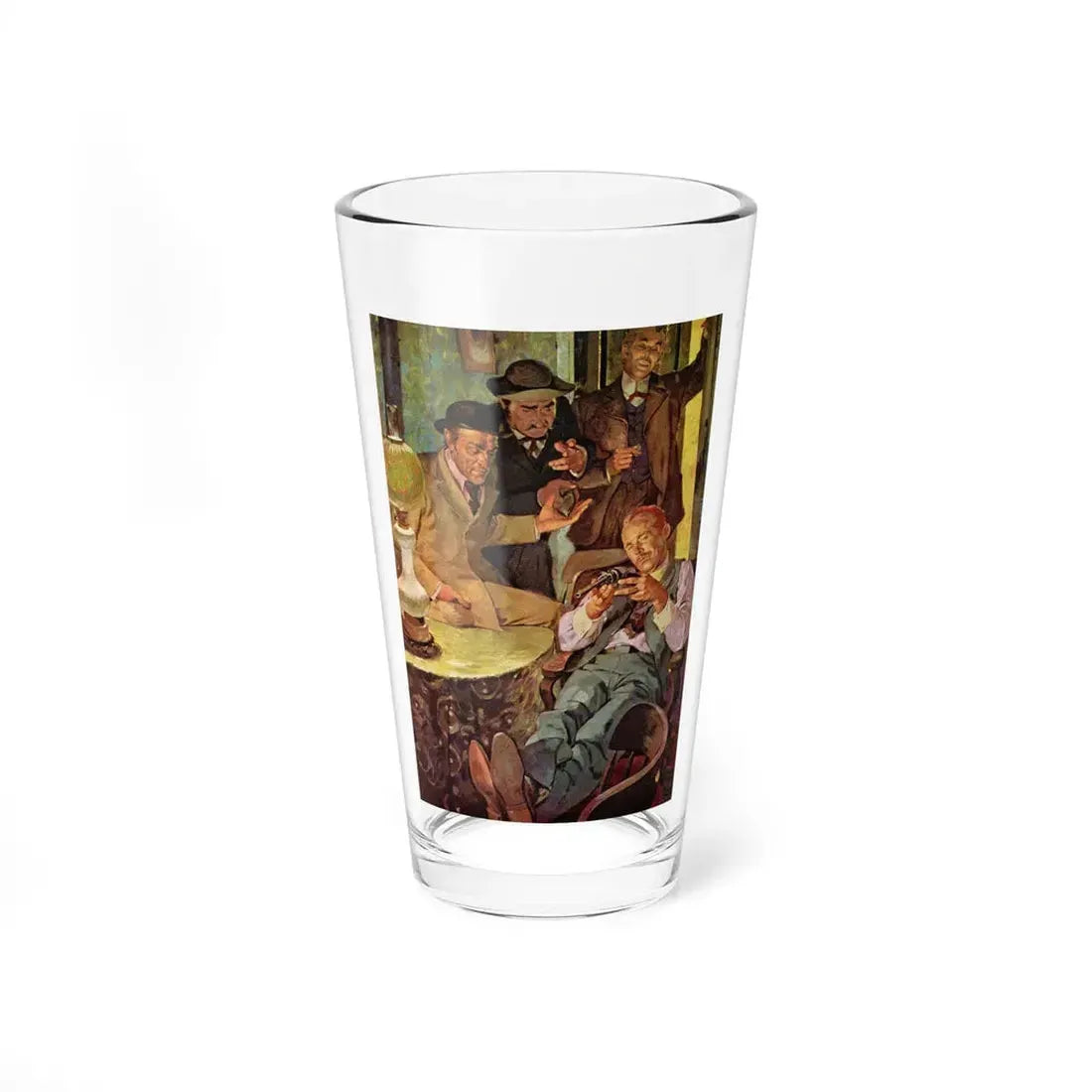 The Case of the Murdering Sleepers, True September 1955 (Magazine Illustration) Pint Glass 16oz 16oz - Go Mug Yourself