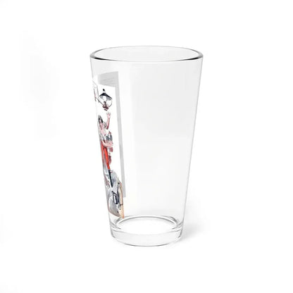 The Case of the Sobbing Owl (2), Cavalier magazine, April 1954 (Magazine Illustration) Pint Glass 16oz - Go Mug Yourself