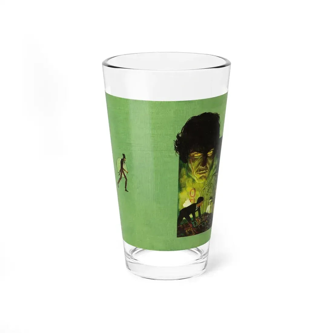 The Case of the Sommerville Secret, original book cover illustration - Pint Glass 16oz 16oz - Go Mug Yourself