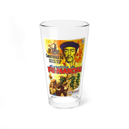 THE CASTLE OF FU-MANCHU 1969 Movie Poster - Pint Glass 16oz-16oz-Go Mug Yourself