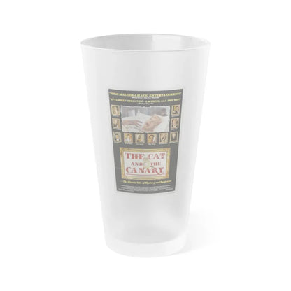 THE CAT AND THE CANARY 1978 Movie Poster - Frosted Pint Glass 16oz Default Title - Go Mug Yourself