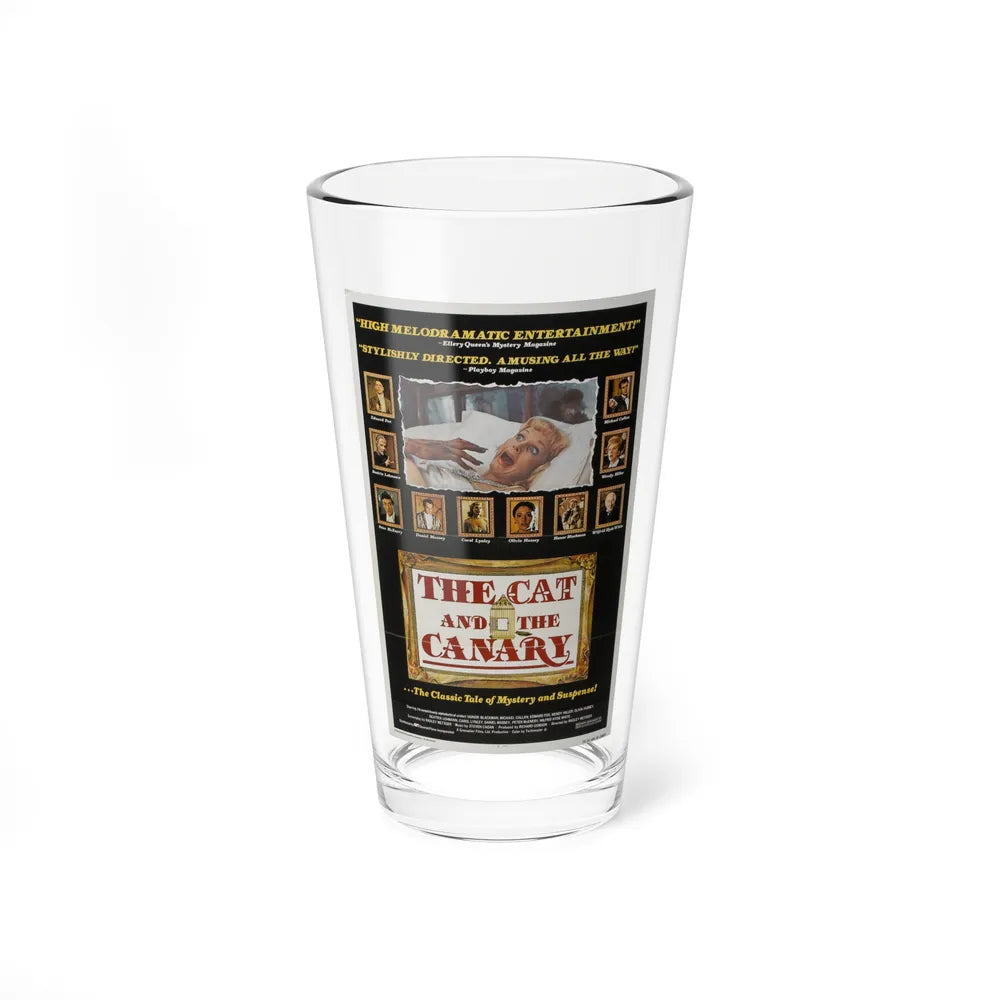 THE CAT AND THE CANARY 1978 Movie Poster - Pint Glass 16oz-16oz-Go Mug Yourself